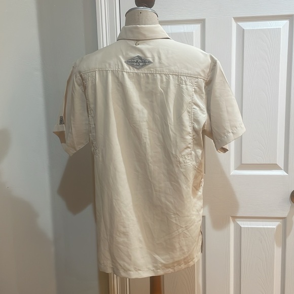 Hook & tackle shirt short sleeves nylon 50 SPF repels water dries fast men’s S - Picture 6 of 16